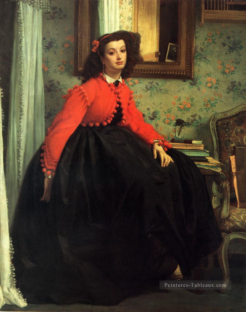 Portrait de Mlle L L James Jacques Joseph Tissot Peintures à l'huile